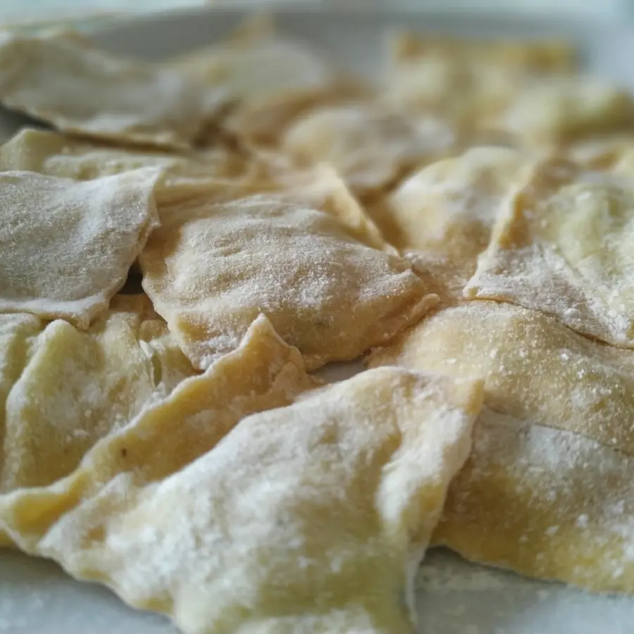 creation thumb for Homemade Tortelli Mugellani! A Tuscany traditional plate!