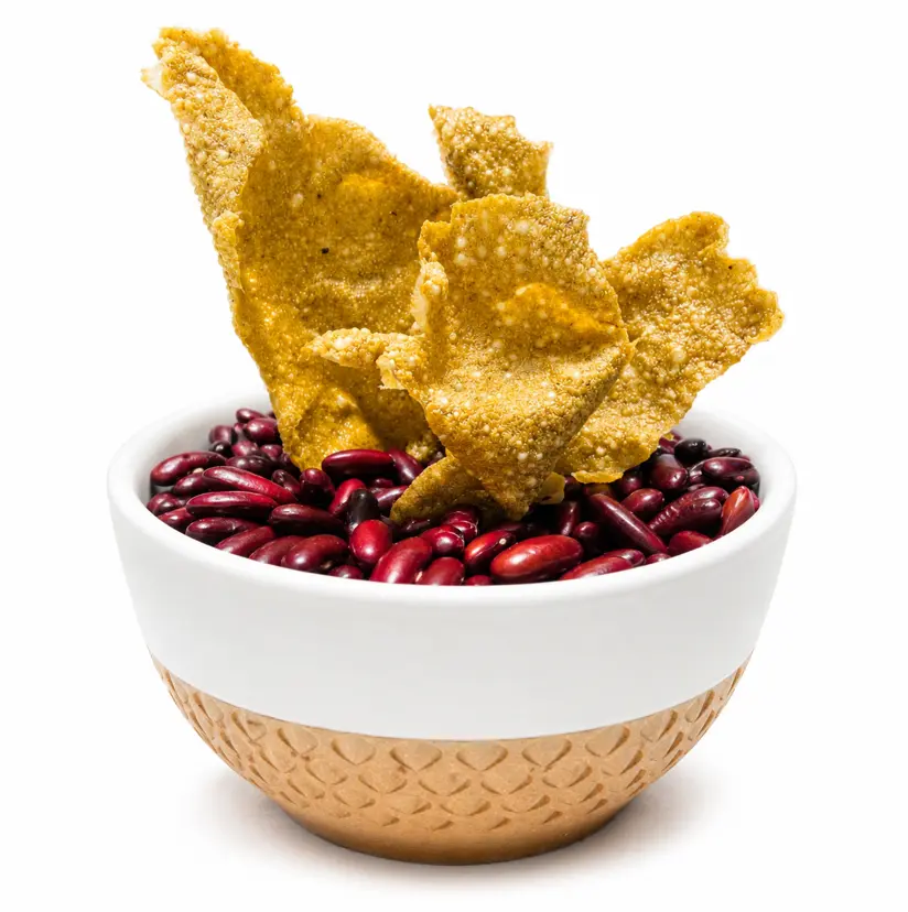 creation thumb for Pickled Tea Leaf & Rice Chips 🍃