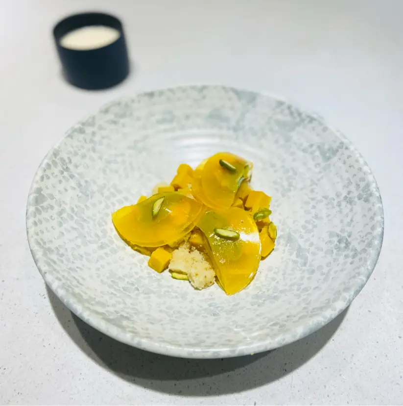 creation thumb for Ravioli & Tres Leches of Evaporated Milk Cake & Mango 🥭
