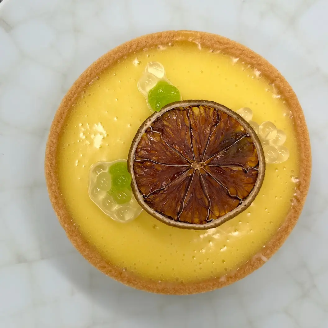 creation thumb for Tarte à l'huile d'olive et à la bergamote
