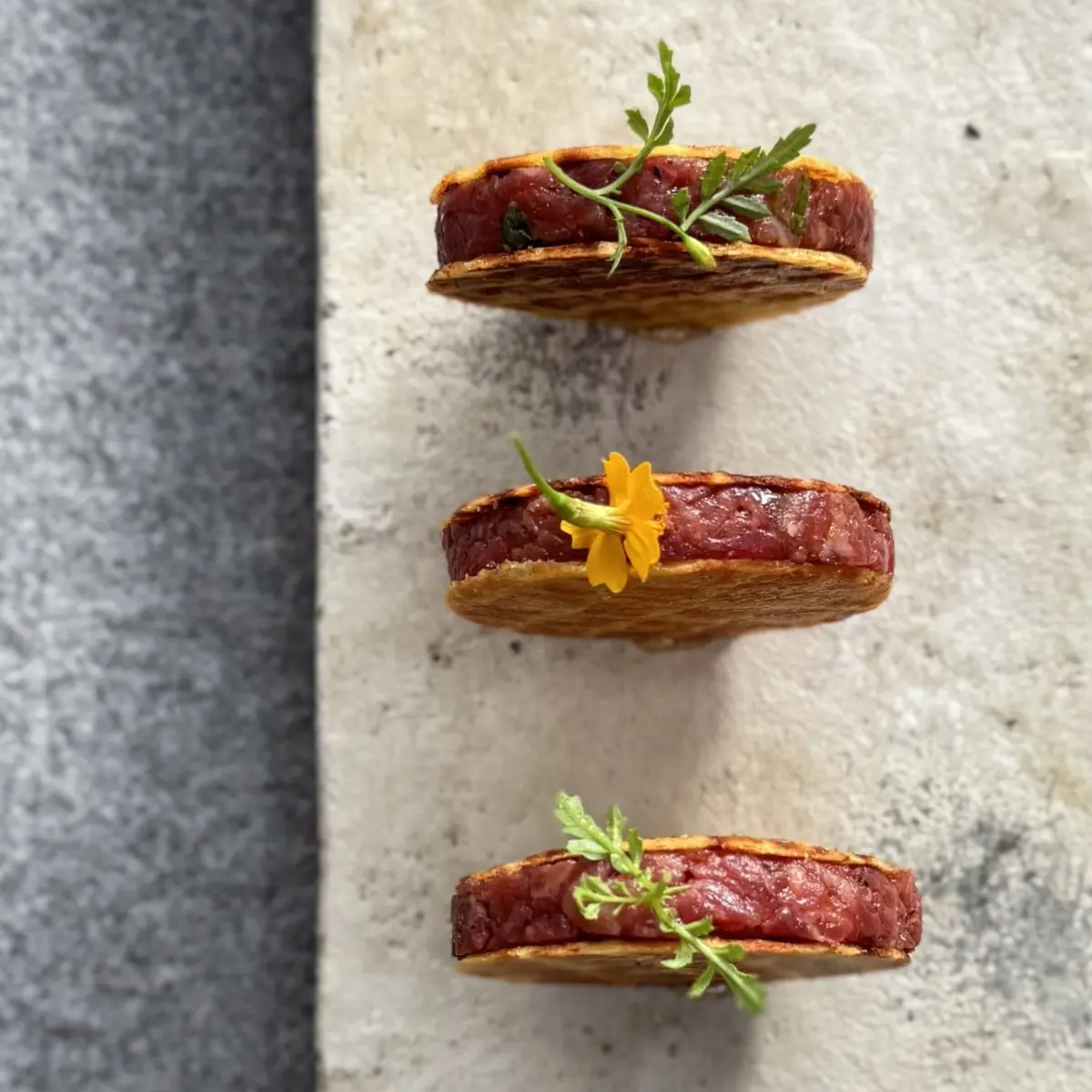 creation thumb for Potato Waffle with Tartar