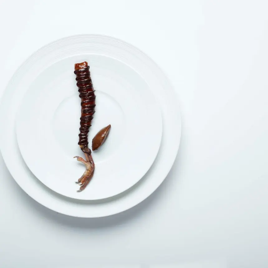 creation thumb for Pigeon leg / Koji butter / pepper