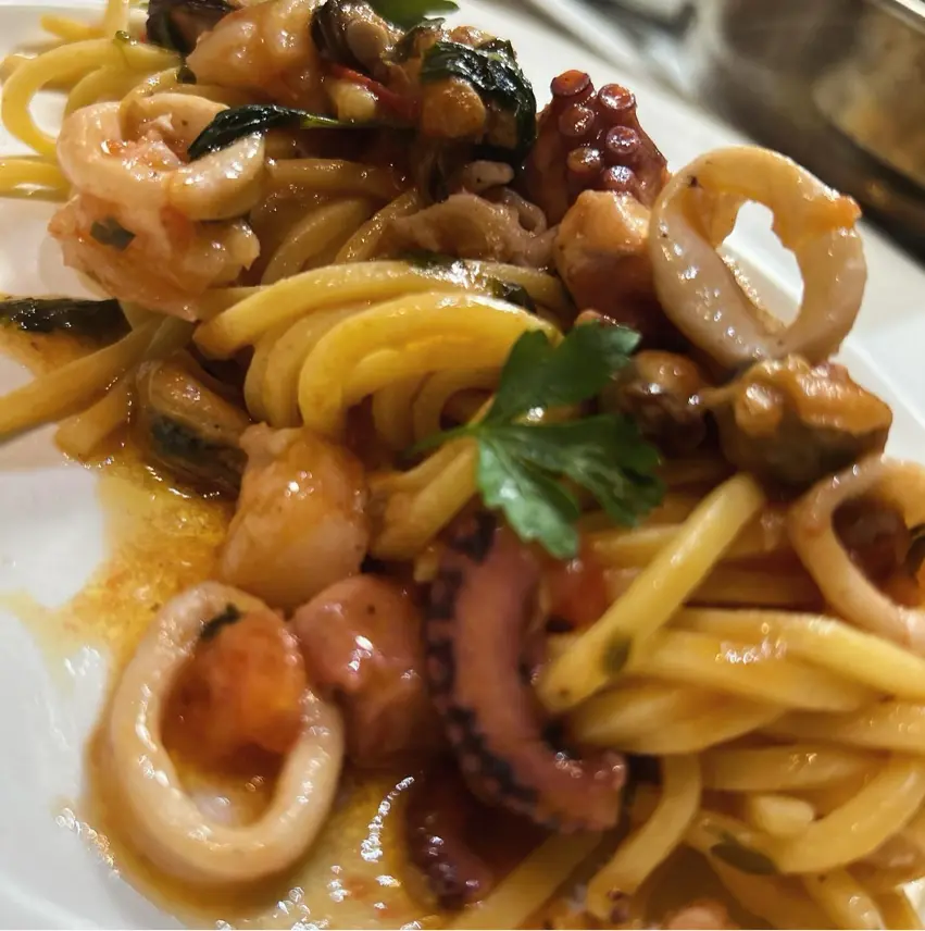 creation thumb for Spaghetti with seafood
