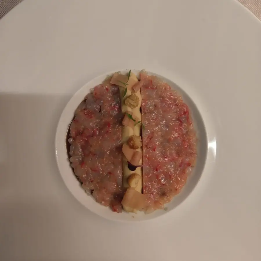 creation thumb for Risotto di bisque, gamberi rossi,ceci e zenzero
