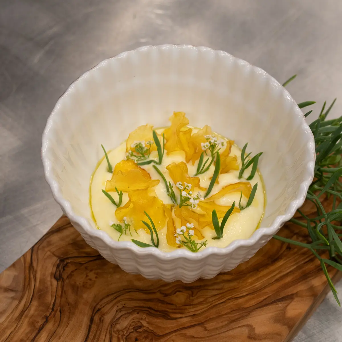 creation thumb for Schiuma di Patate Schiacciate & Chips di Patate Senza Grassi