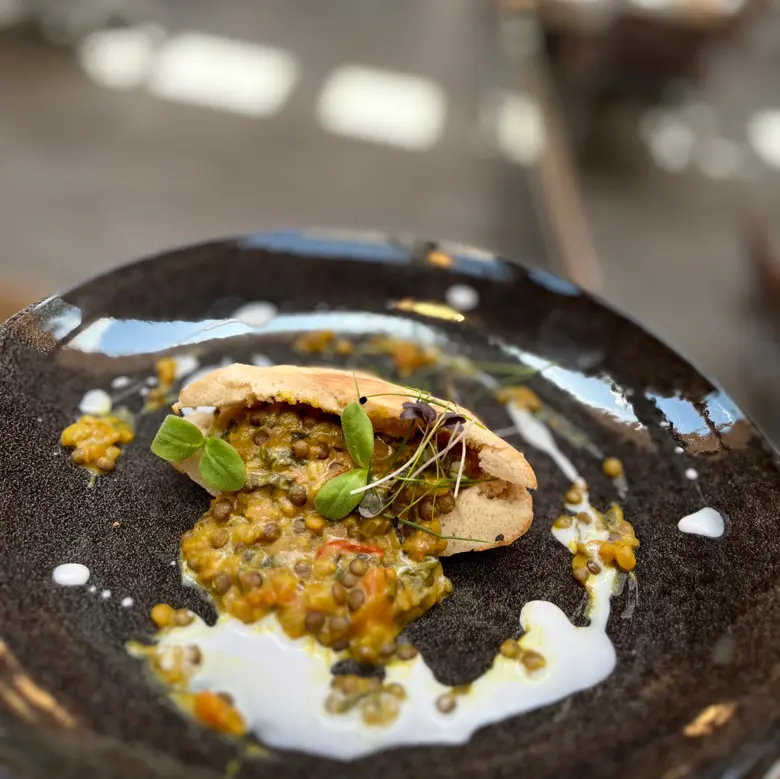 creation thumb for Lentils | coconut milk | Naan bread