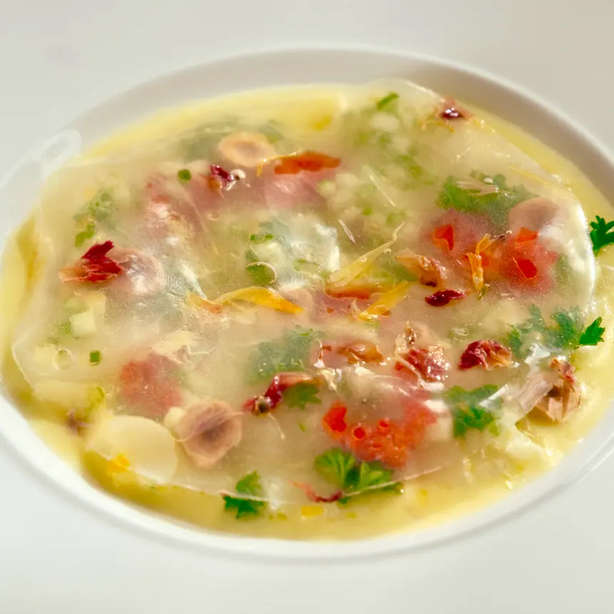 creation thumb for Scallop & Celery & Tomato 