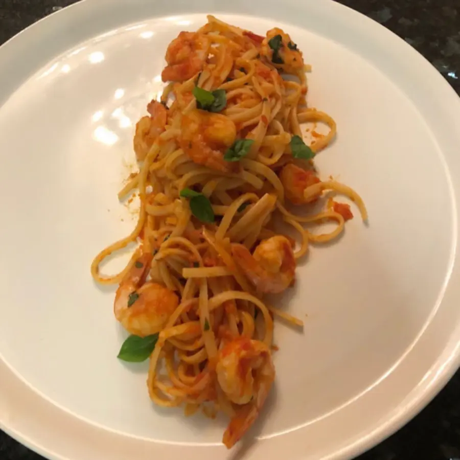 creation thumb for Pasta with shrimp