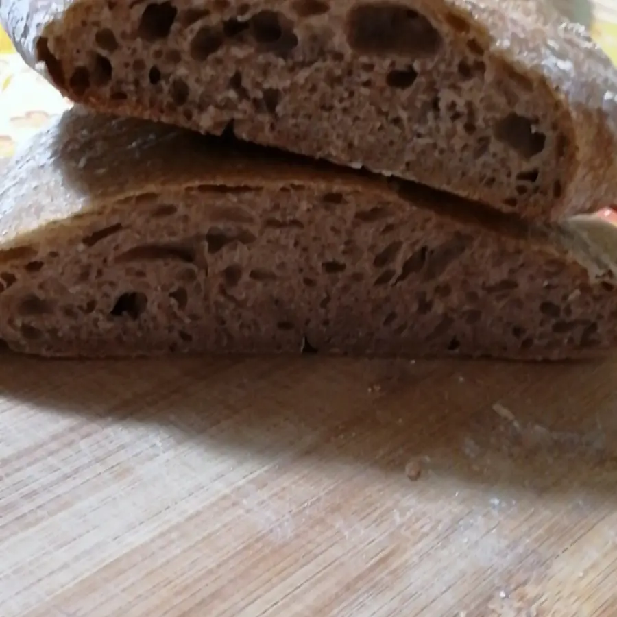 creation thumb for Semi-wholemeal bread with liquid culture sourdough