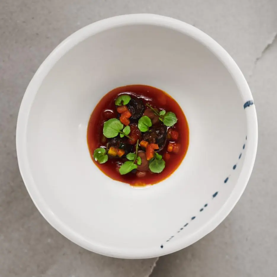 creation thumb for Snail - Ratatouille - Black Garlic - Chorizo