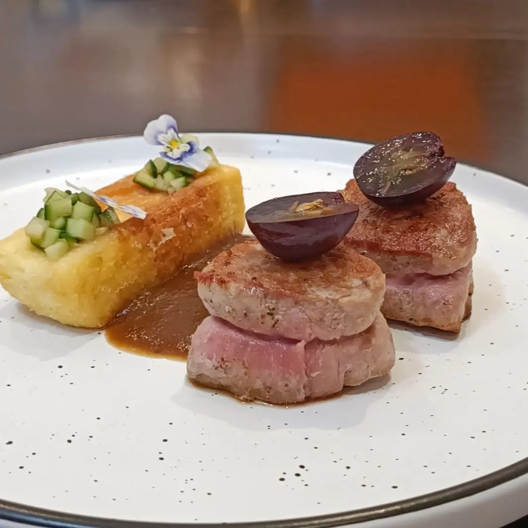 creation thumb for Filet mignon de veau, Yakiniku, Halumi