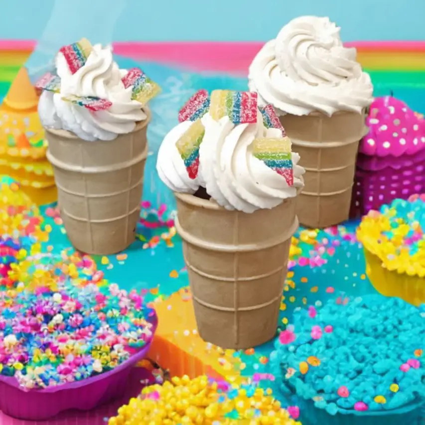 creation thumb for Chocolate cupcake "Ice Cream"