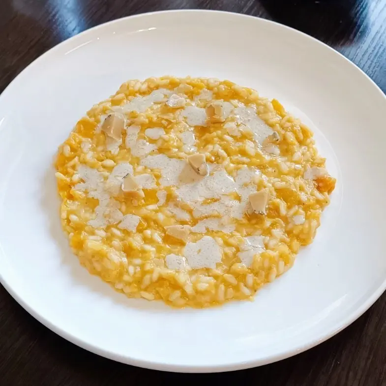 creation thumb for Risotto with pumpkin and gorgonzola