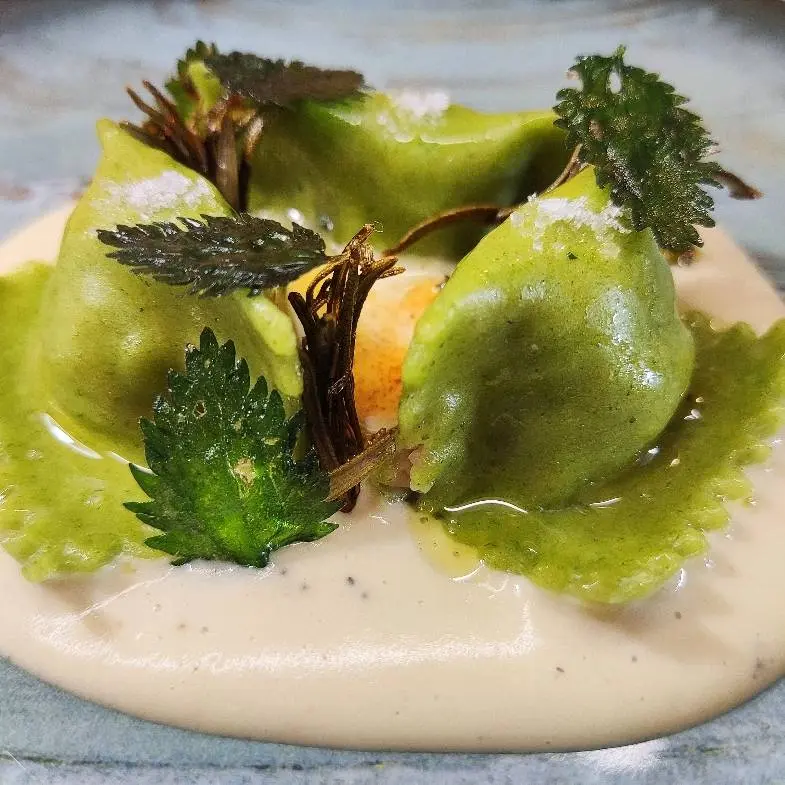 creation thumb for Green nettle pasta