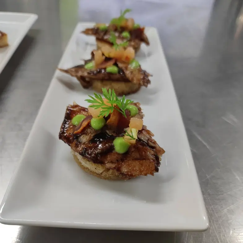 creation thumb for Grilled bonito belly toast.