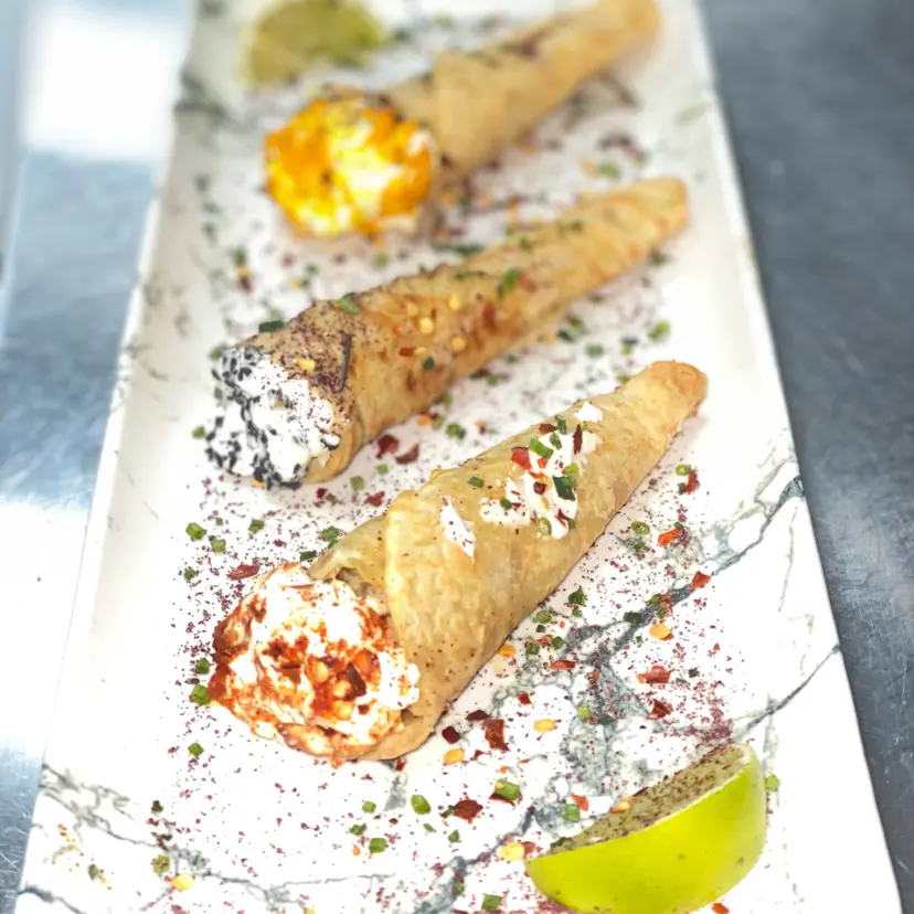 creation thumb for Cone filling by 3 labneh flavor