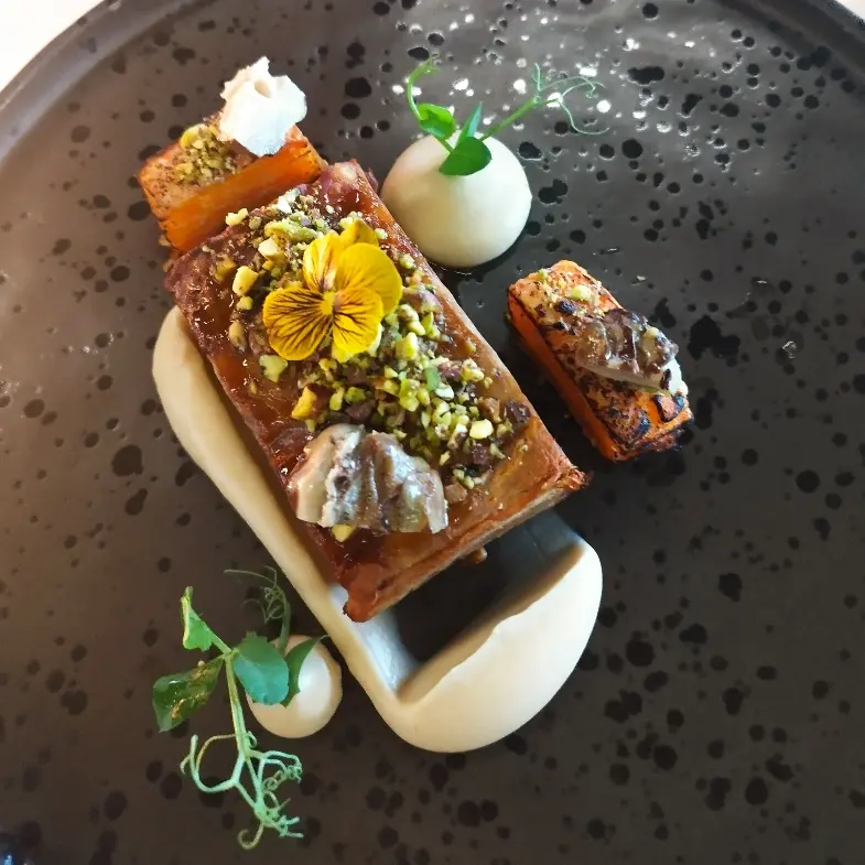 creation thumb for Lamb, artichoke, carrots, pistachio