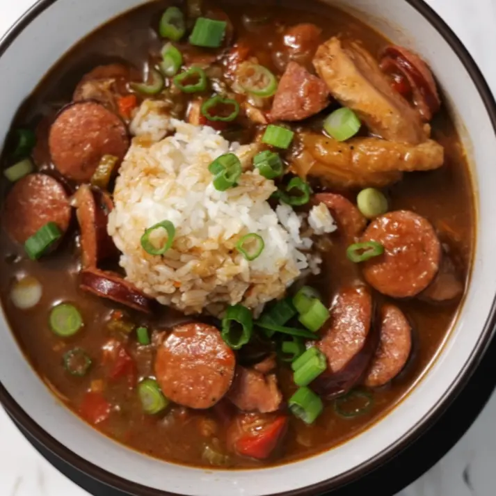 creation thumb for Easy Chicken and Sausage Gumbo