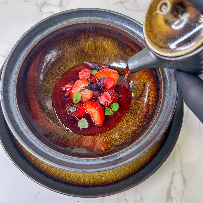 creation thumb for Strawberry Consommé