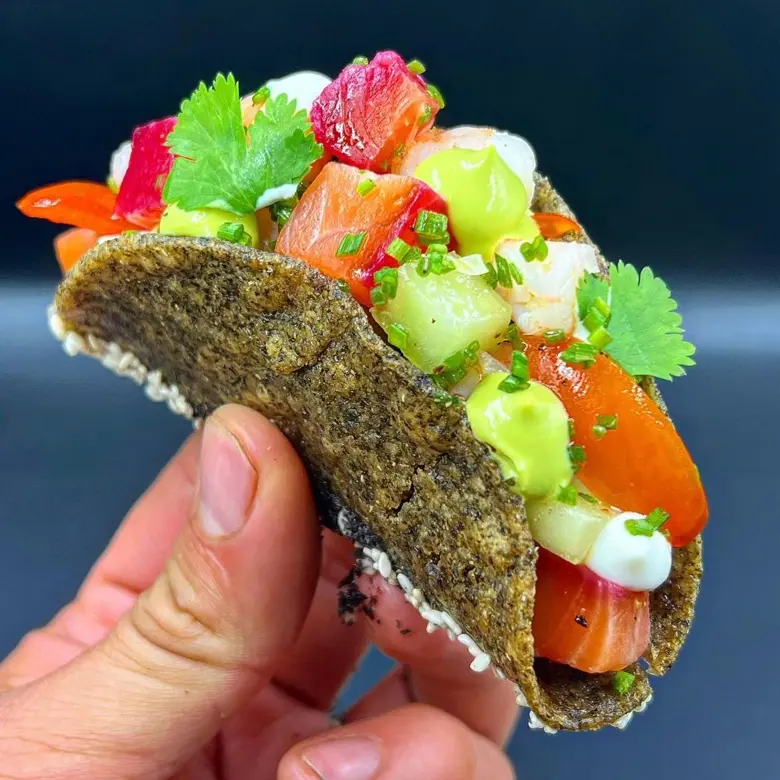 creation thumb for Tacos Seaweed and Corn #glutenfree