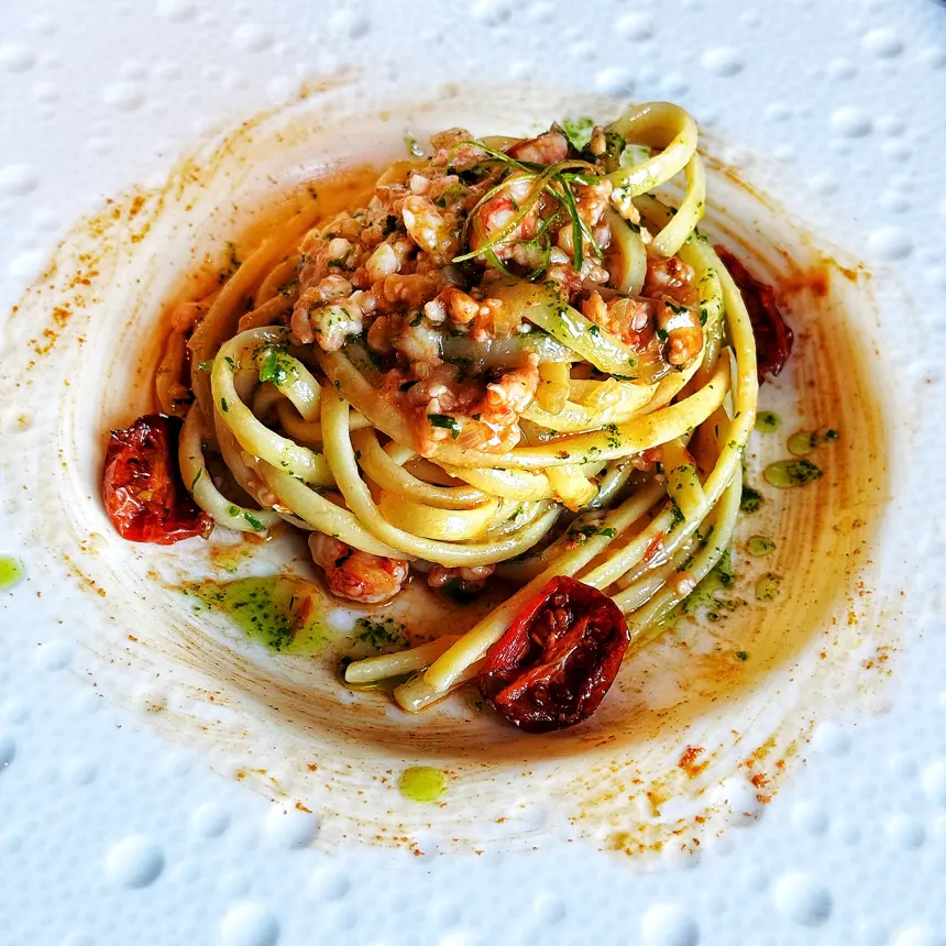 creation thumb for Linguine al gambero rosso