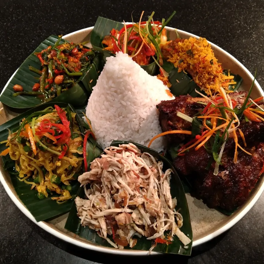 creation thumb for Indonesian Nasi Campur - Family Style / Sharing
