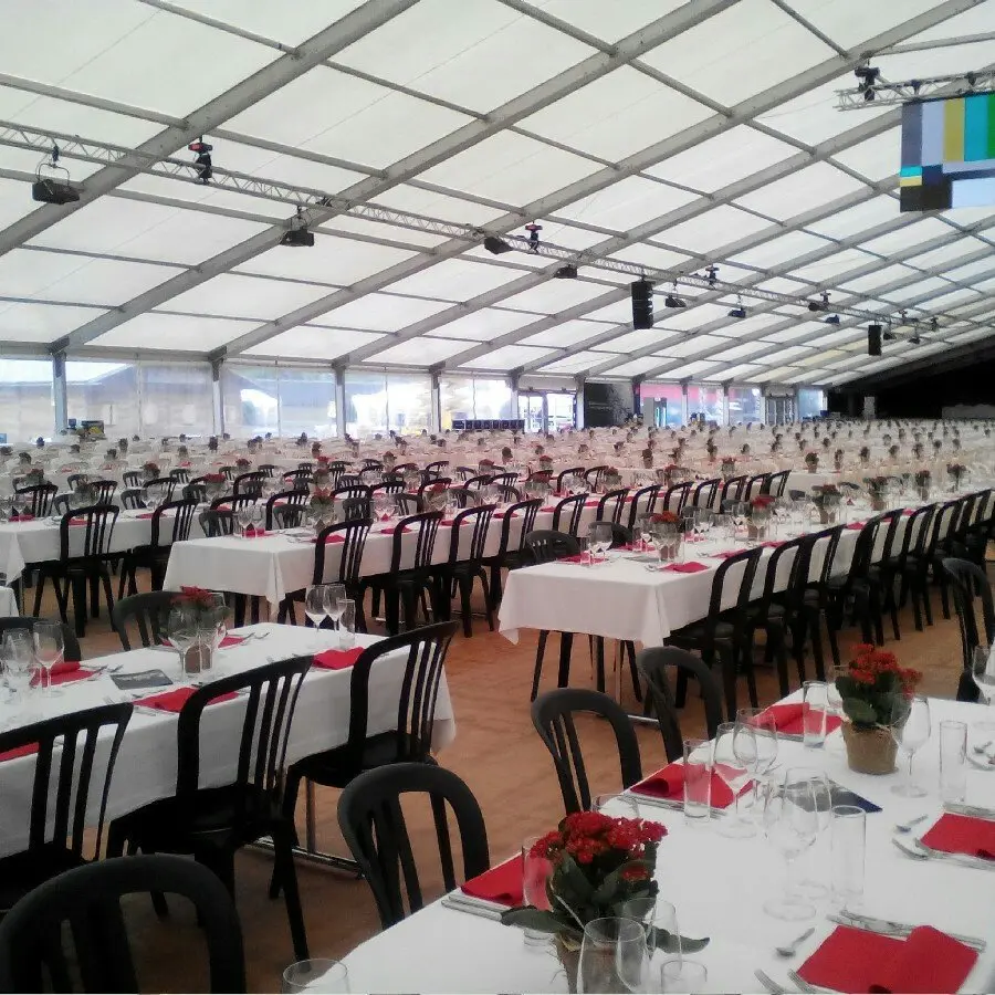 creation thumb for Catering Eröffnung Gotthard Basis Tunnel Pollegio Juni 2016