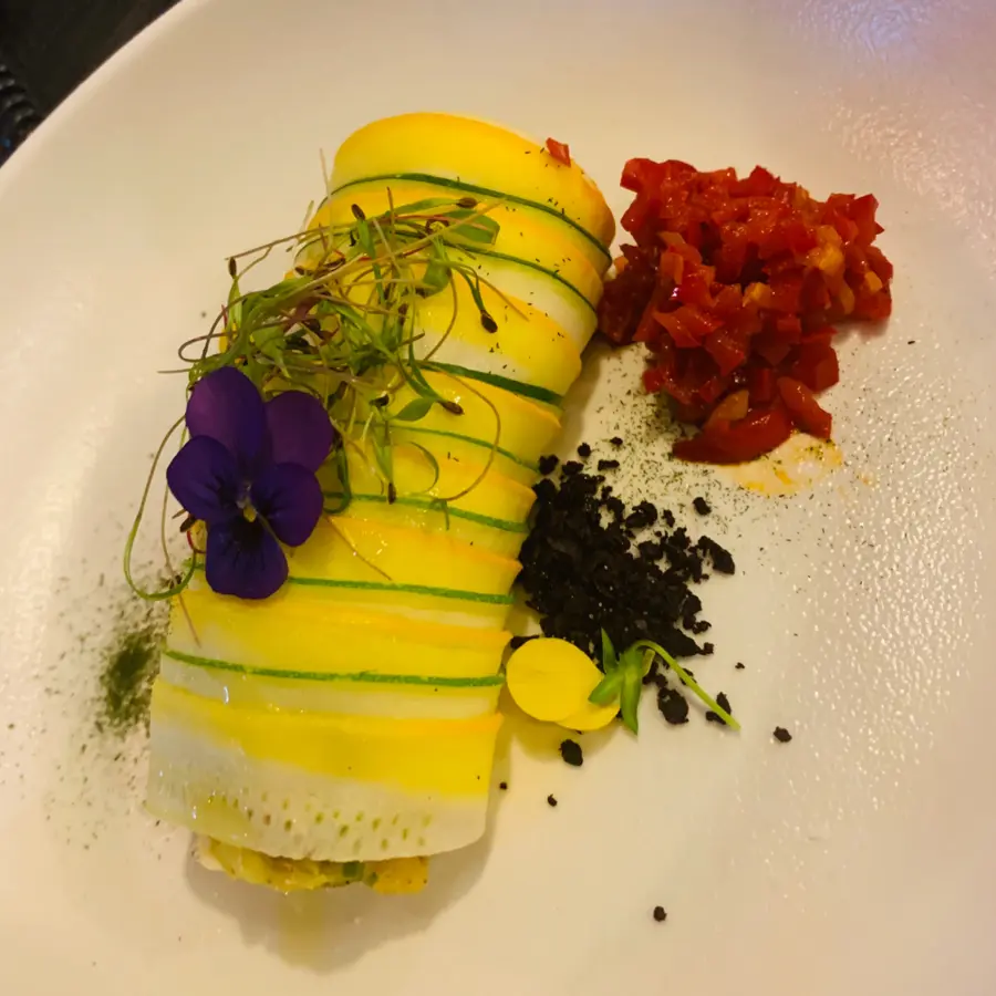 creation thumb for Zucchini cannelloni of tapioca
