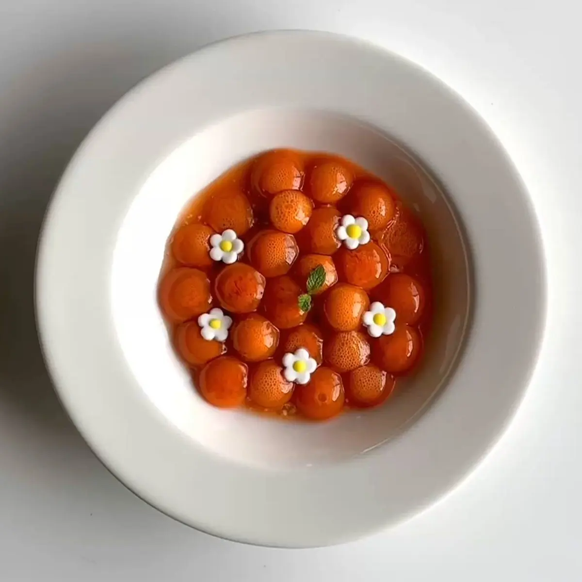 creation thumb for Carrot Juice Spherifications
