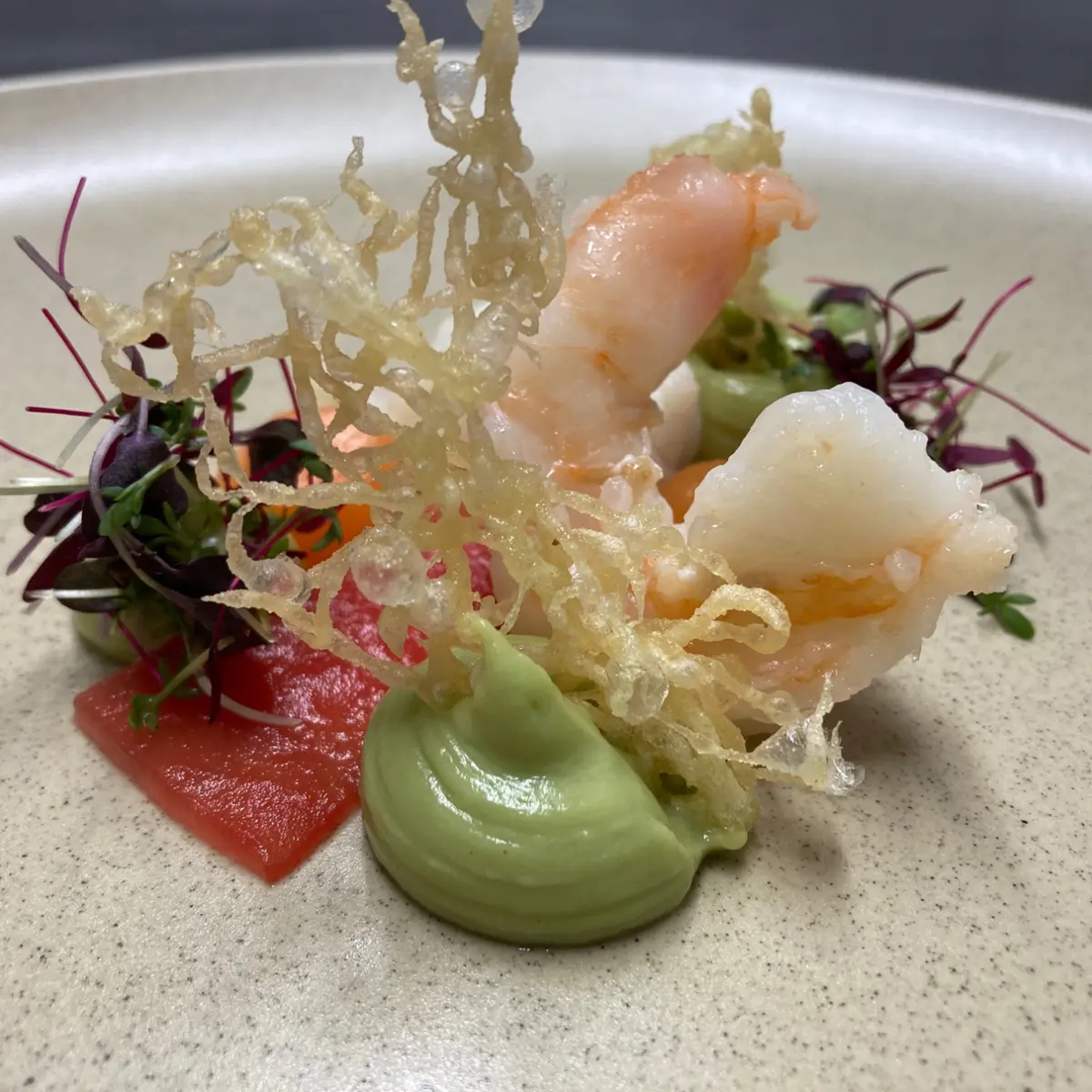 creation thumb for Garnele/ Tempura / Avocado/ Melone