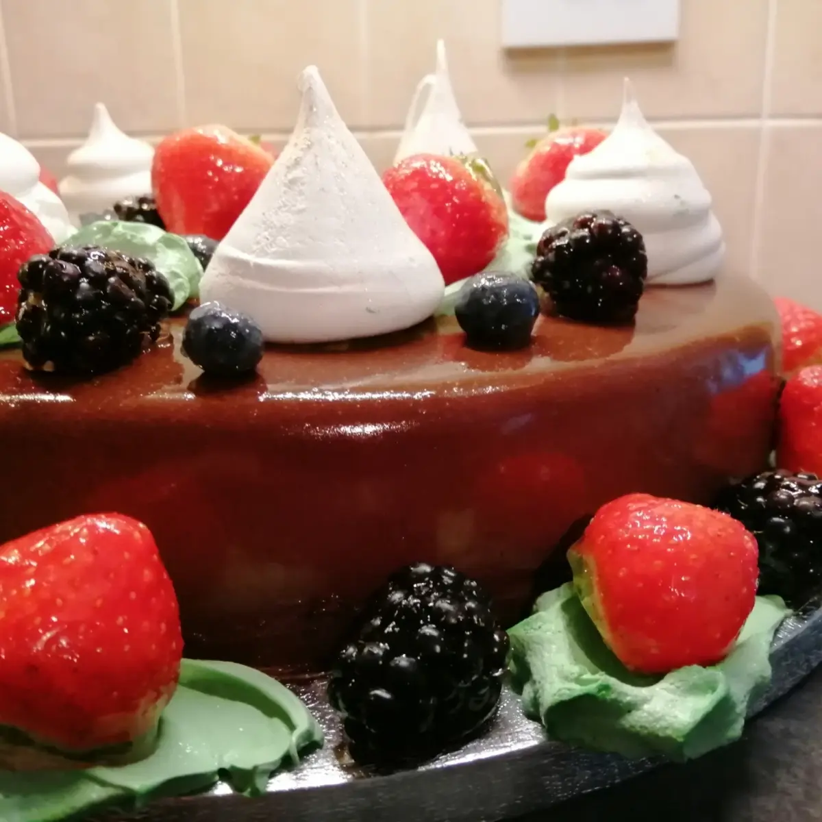 creation thumb for Triple chocolate cheesecake