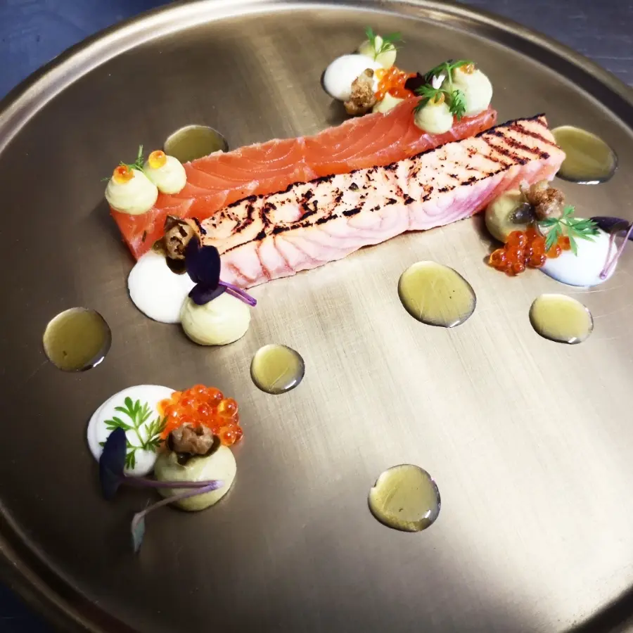 creation thumb for marinated and burnt Salmon 🐟🐟🐟