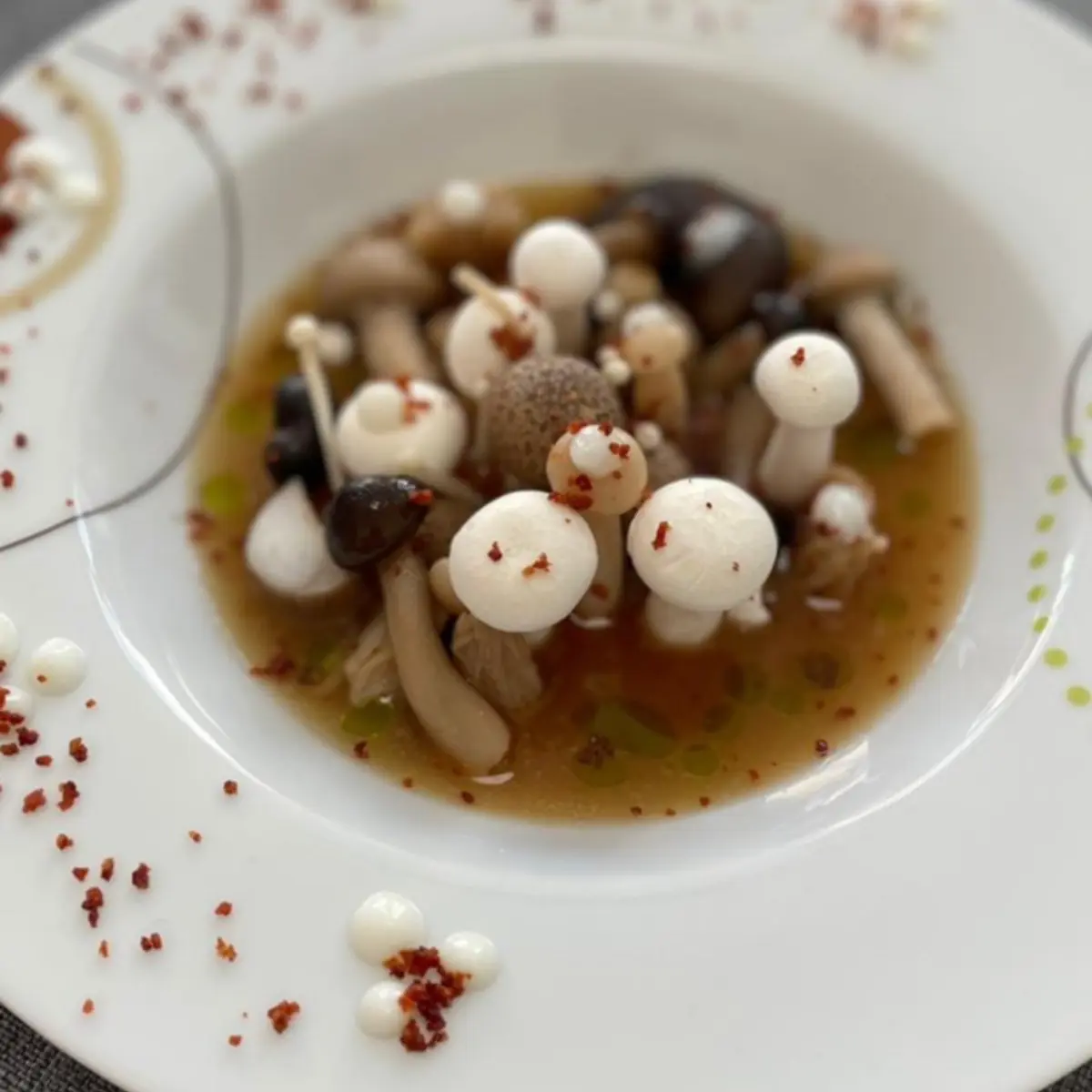 creation thumb for 12 hour slow cooked mushroom essence with miso