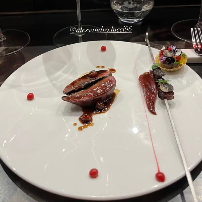 creation thumb for Colombaccio, ribes tartufo e cardamomo nero