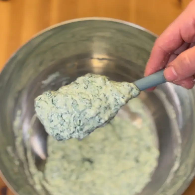 creation thumb for Ricotta and Spinach pasta filling