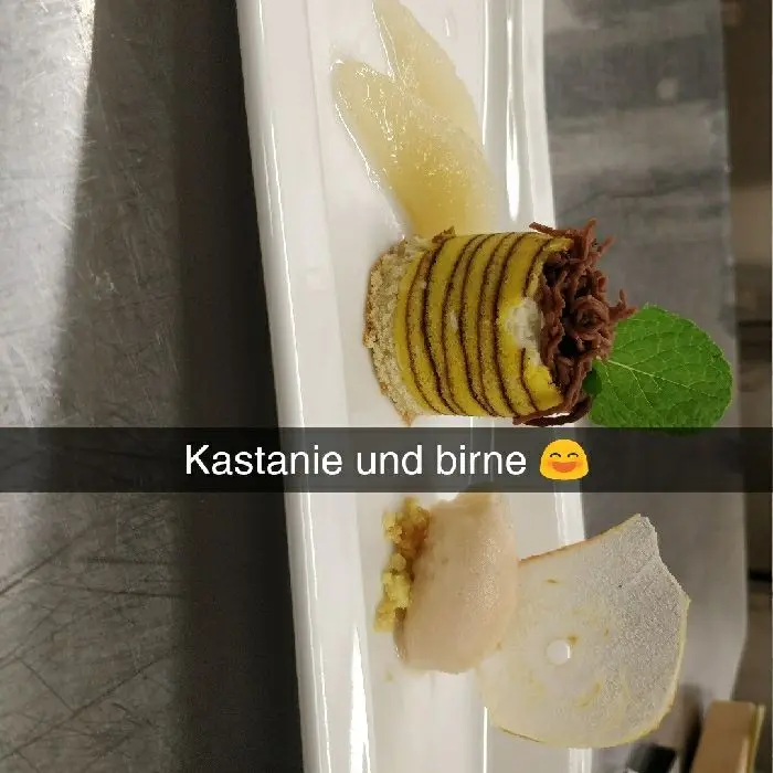 creation thumb for dessert von der Kastanie und Birne