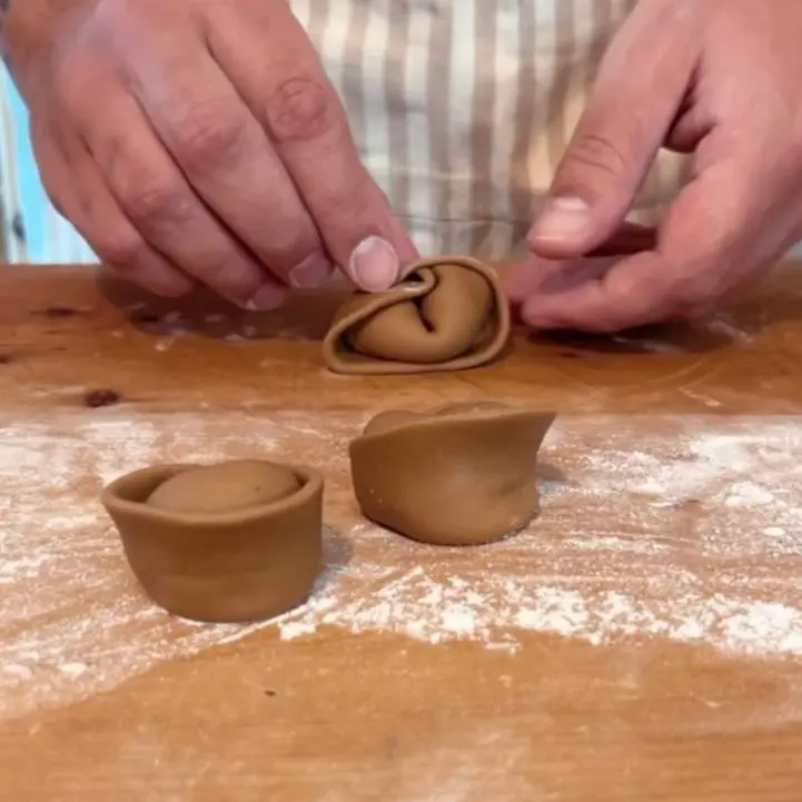 creation thumb for Black garlic pasta dough