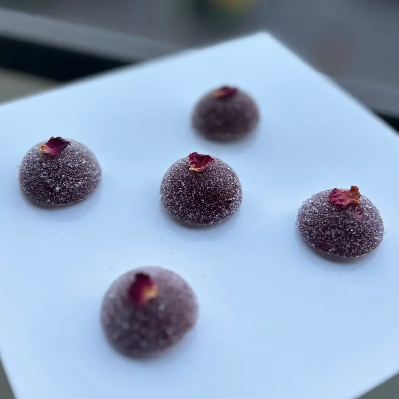 creation thumb for Rose Raspberry Pate de Fruit