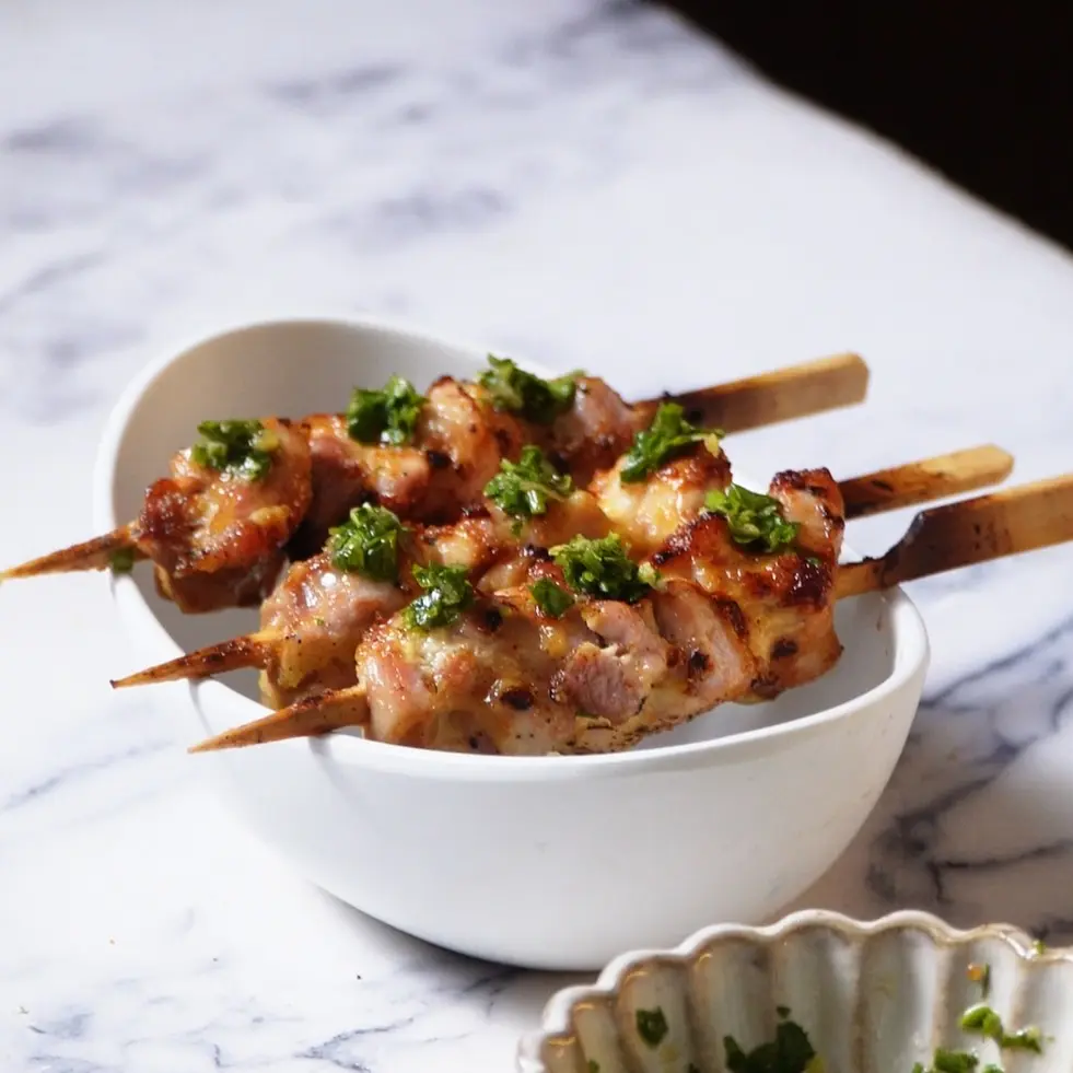 creation thumb for LES SKEWERS DE POULET BBQ LES PLUS SIMPLES