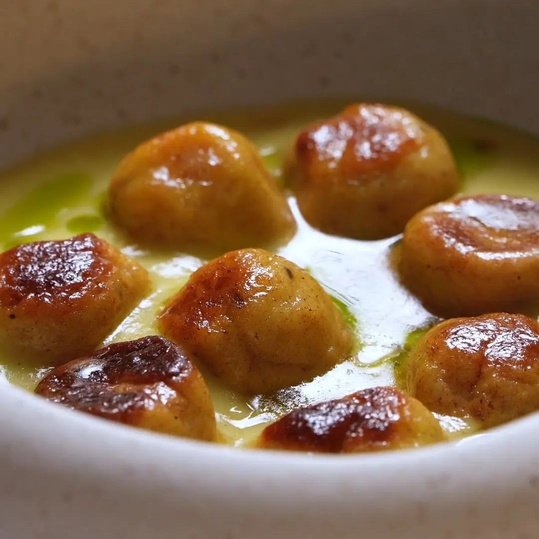 creation thumb for Crunchy Soft Gnocchi: Leek | Potato