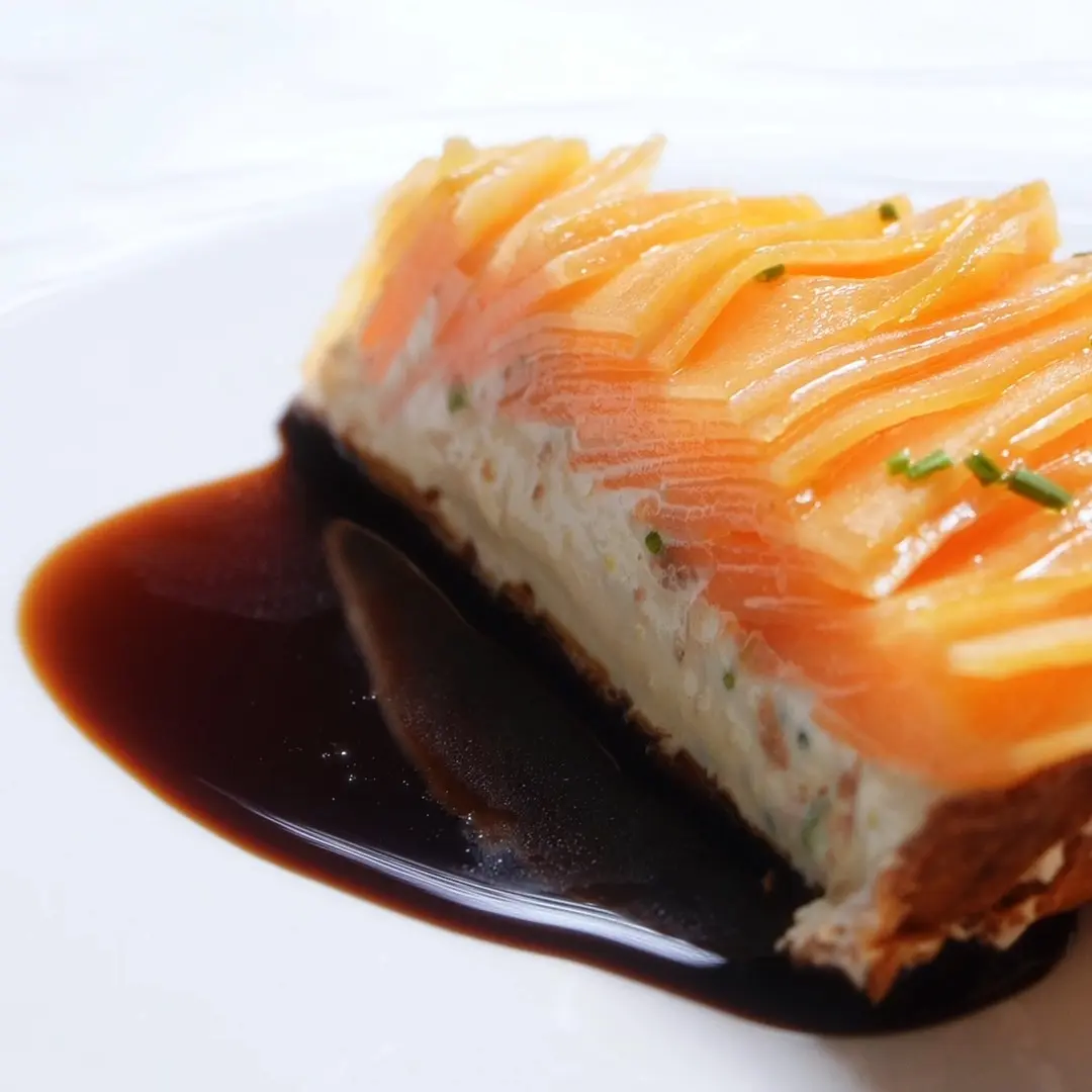creation thumb for Savoury Mantovan Tart: Melon | Goat Cheese| Balsamic Vinegar