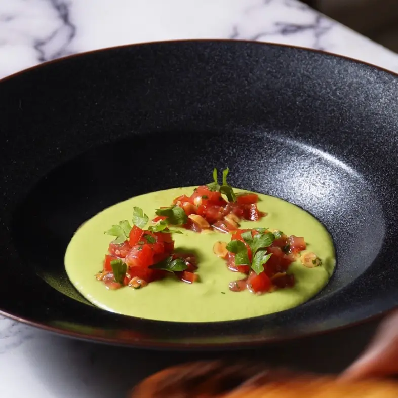 Coconut Avocado Gazpacho