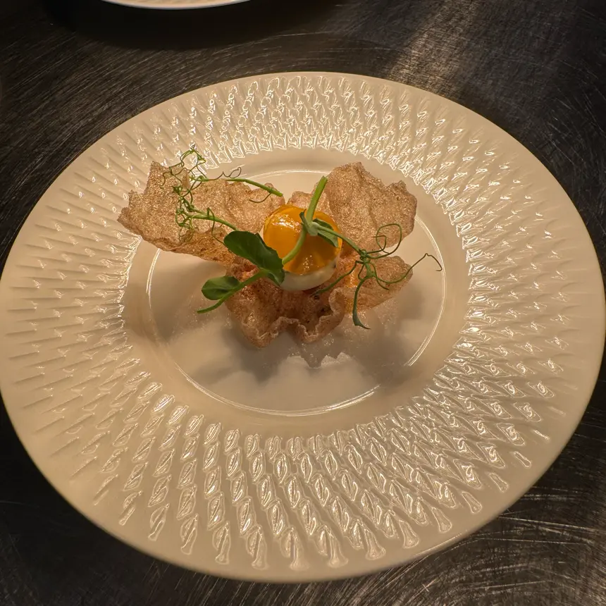 creation thumb for Crispy Rice Paper with beef tartar and Tomaten Cream