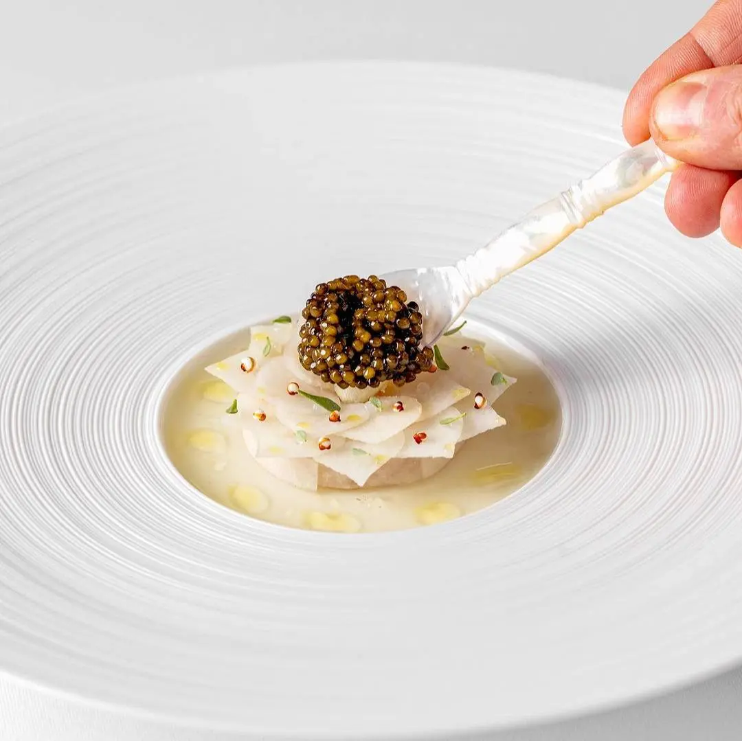 creation thumb for Tartar de Caballa | Vinagre Dashi | Pimienta Timut | Colinabo