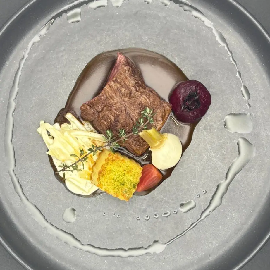 creation thumb for Beef Tenderloin Roasted Whole · Potato Ring · Mushroom Ragout