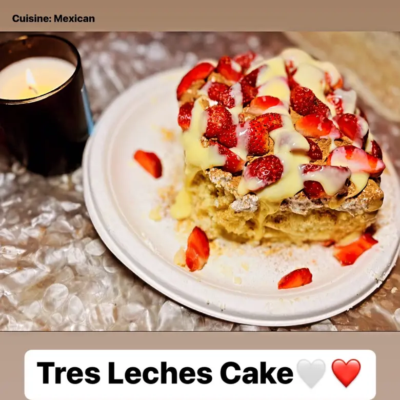 creation thumb for Strawberry Tres Leches Cake - ‘The Red Lady’