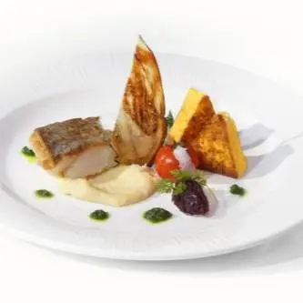 creation thumb for Branzino - Bohnen - Polenta