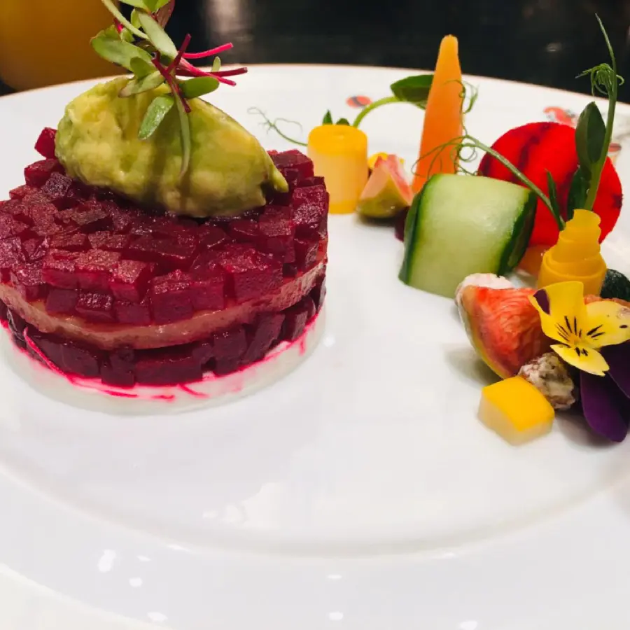 creation thumb for Orange beetroot tart