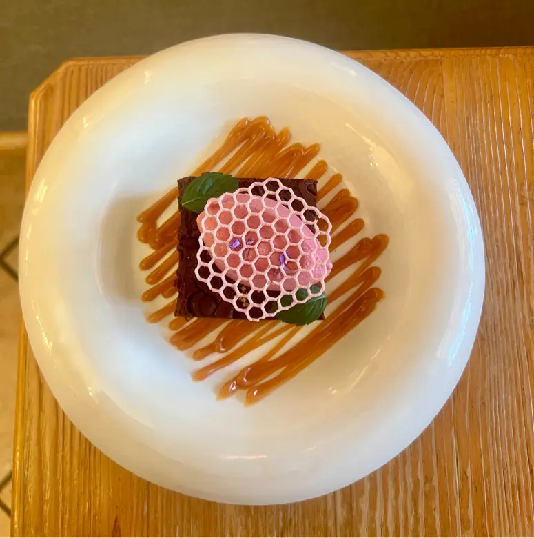 creation thumb for Chocolate Brownie,Salted Caramel, Isabella Sorbet