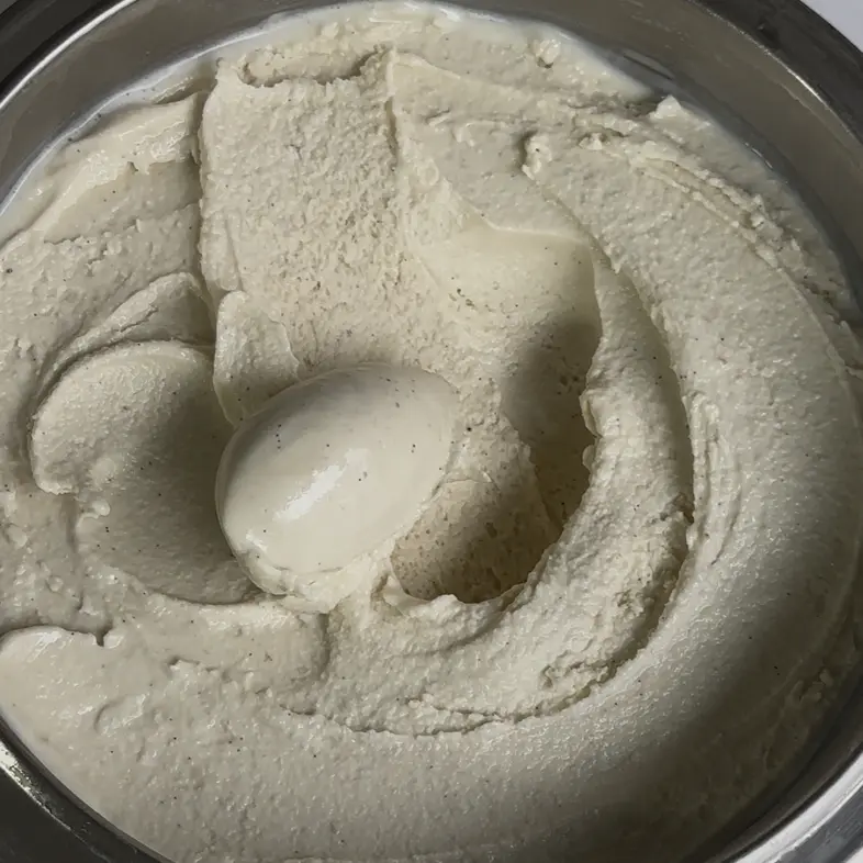 creation thumb for Banana, Hazelnut Butter, and Vanilla Ice Cream